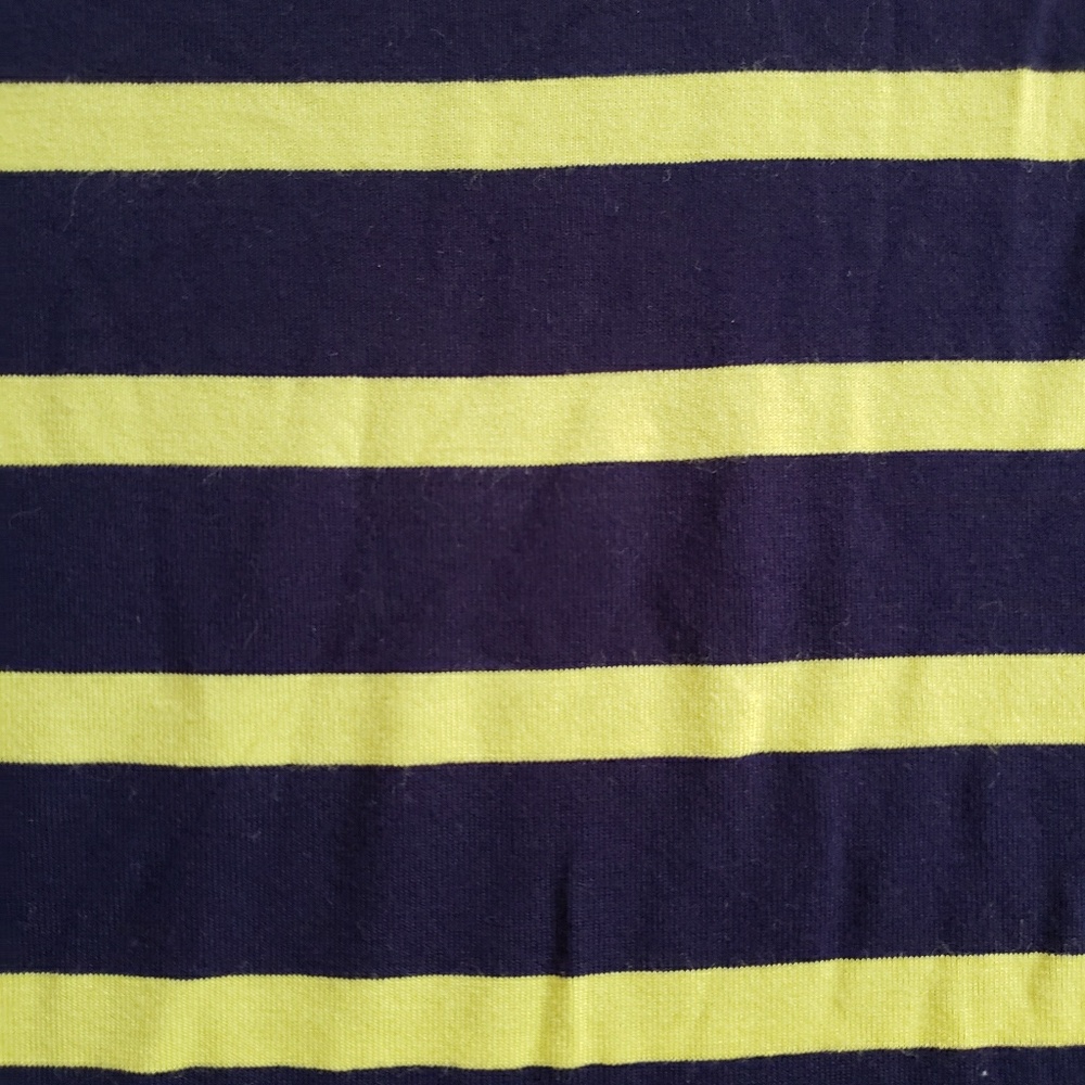 Saint Tropez West Navy Blue & Yellow Dress sz Med - Picture 3 of 3